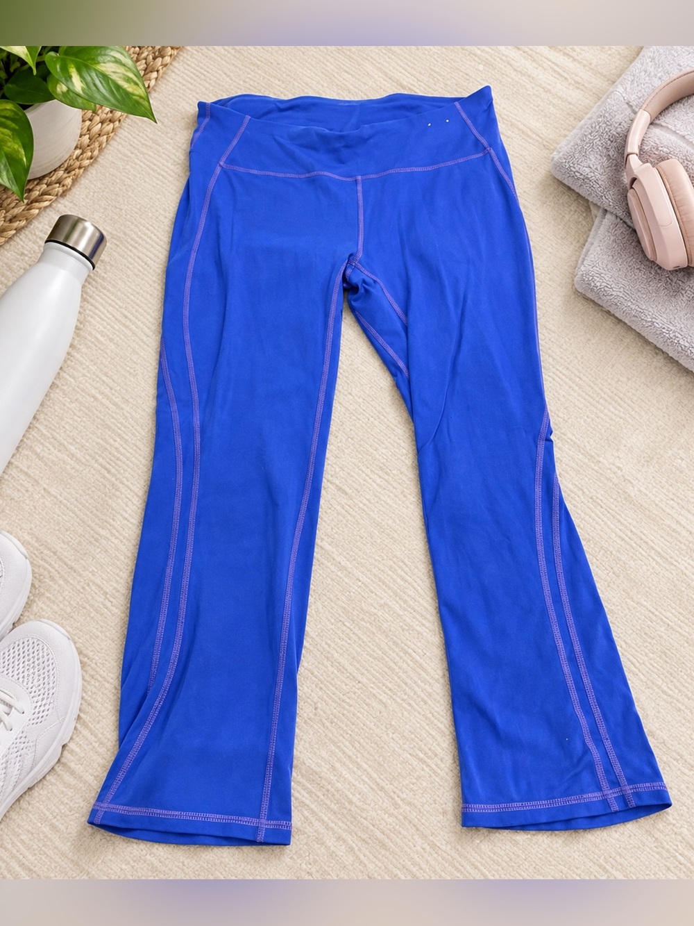 Gap Gfast Blue Workout Pants Leggings Size Medium